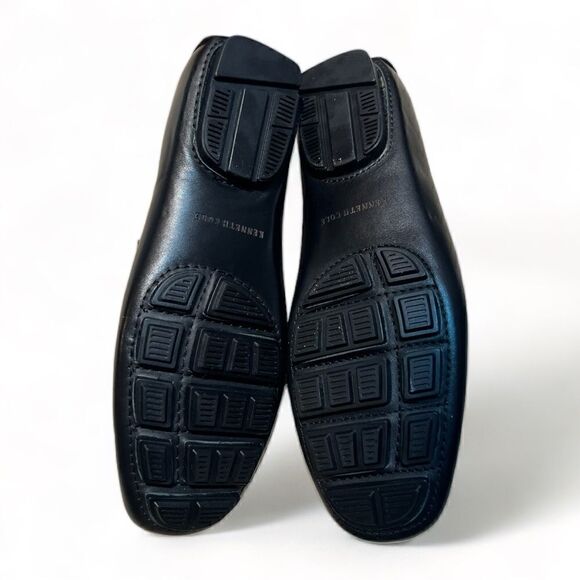 Kenneth Cole New York Mens Black Leather Slip On Shoes Loafers Just My Type Sz 8 - Picture 5 of 6